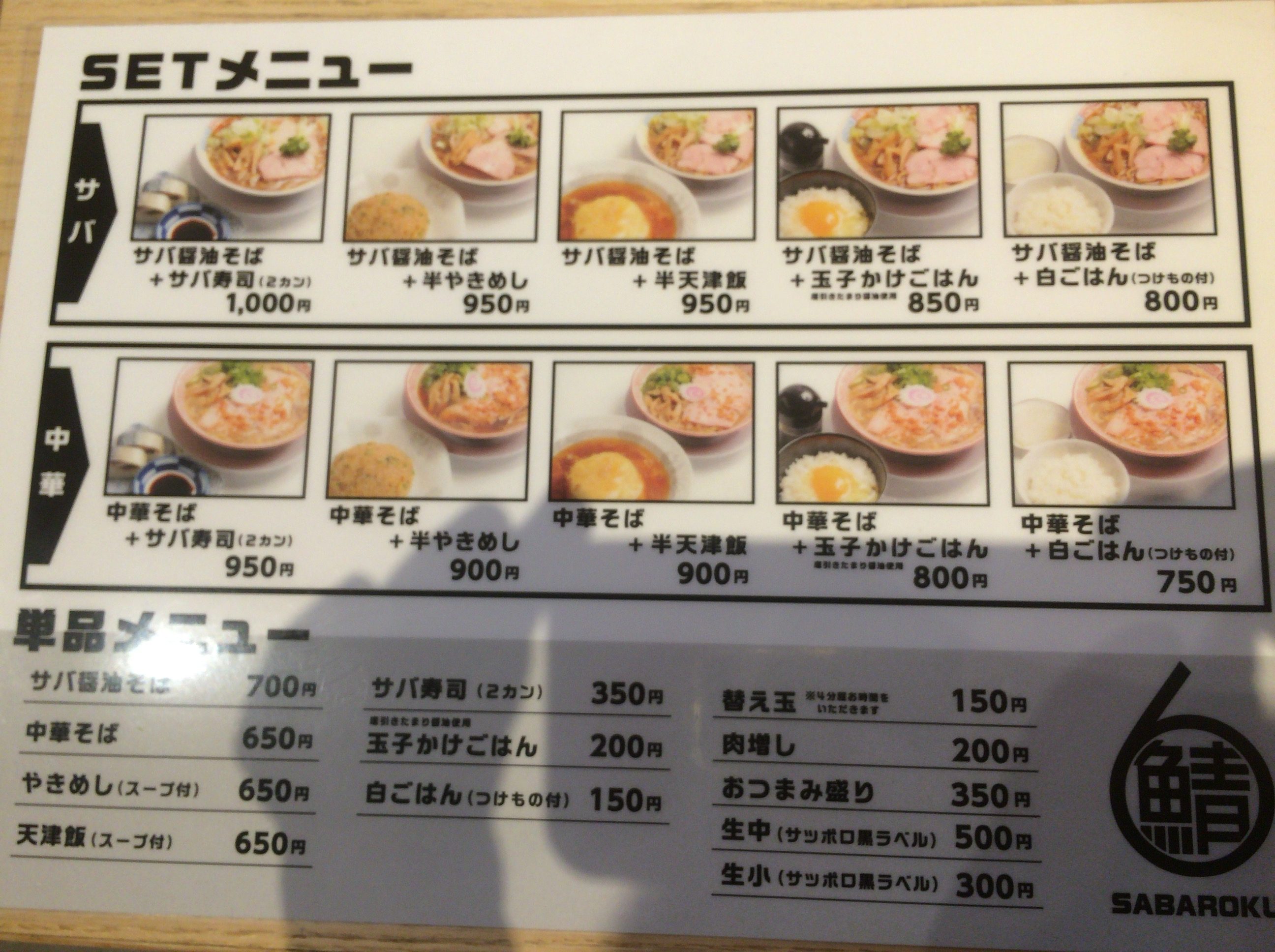 サバ6製麺所福島本店は行列のできるラーメンJETのすぐ近く！